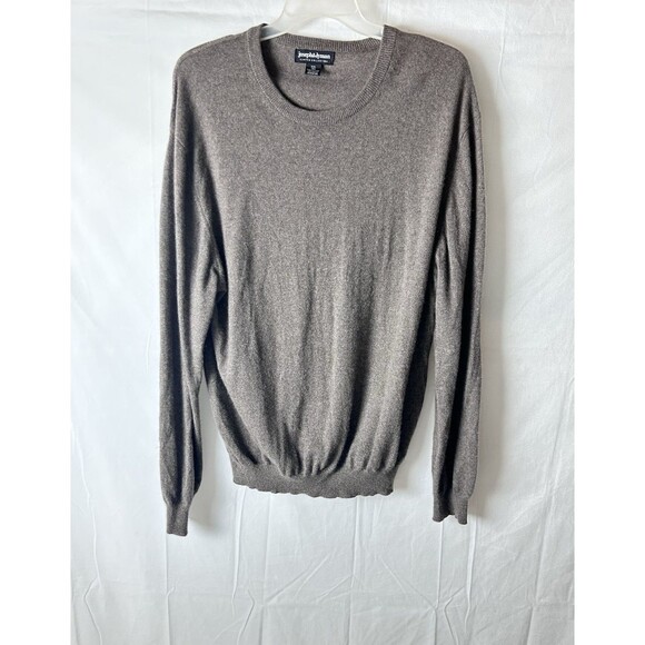 Joseph & Lyman Limited Collection Mens XXL Pure Cashmere Brown Sweater - Picture 1 of 7